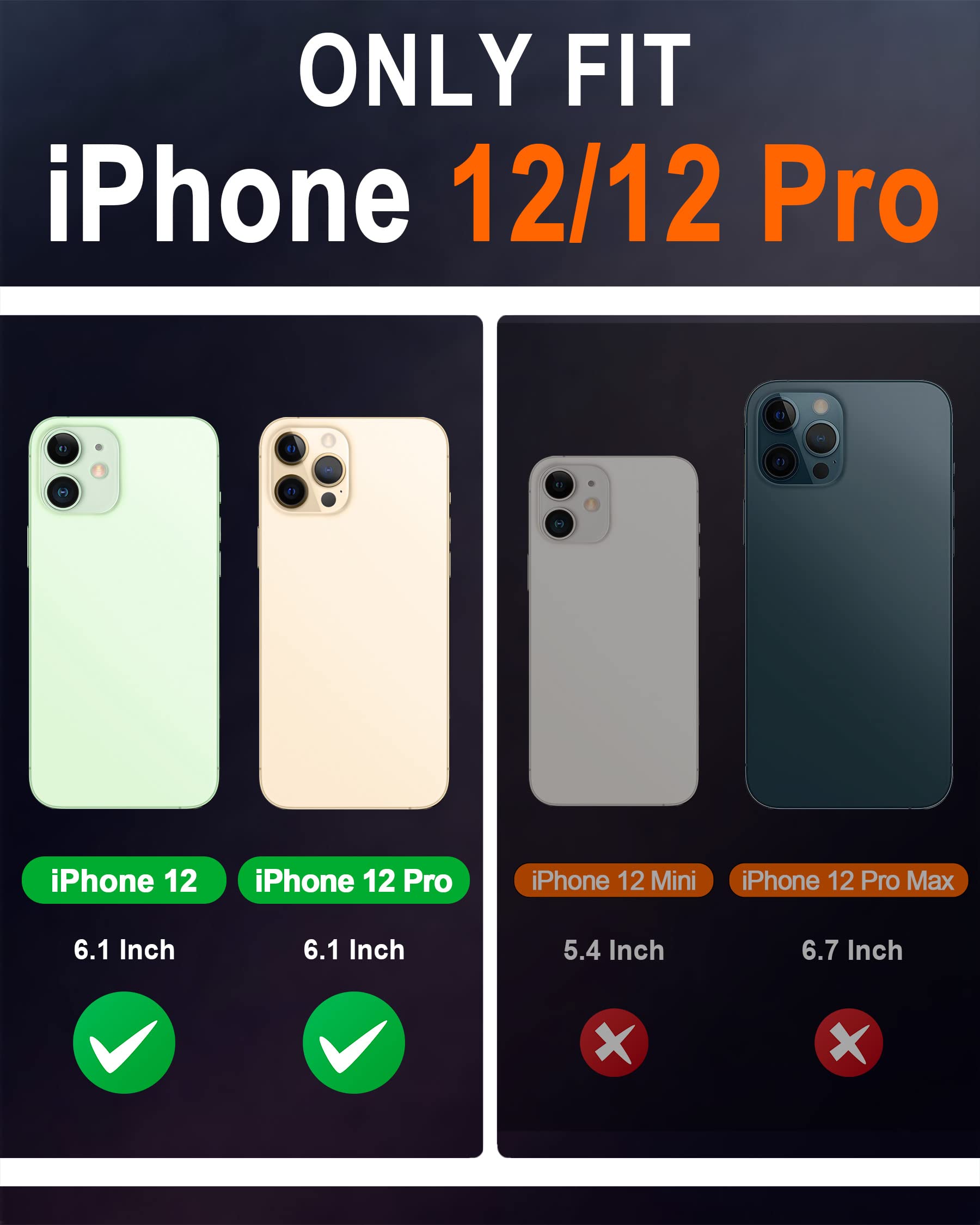 Foto 3 pulgar | Funda Shieldon Para Iphone 12 6.1 De Piel Auténtica Tipo Cartera, Color Café - Venta Internacional.