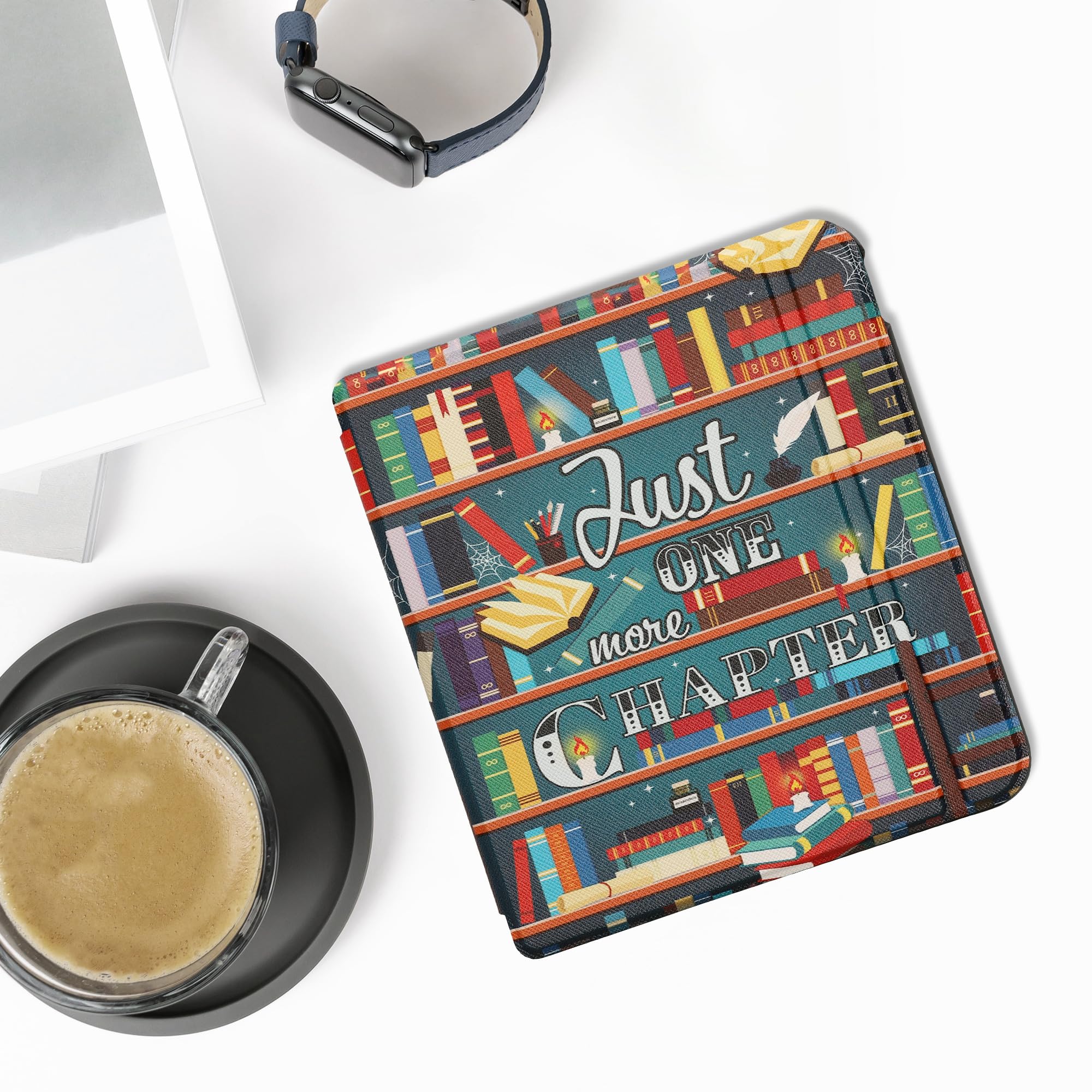 Foto 2 | Funda Kwmobile Compatible Con El Lector Electrónico Kobo Libra Colour - Venta Internacional.