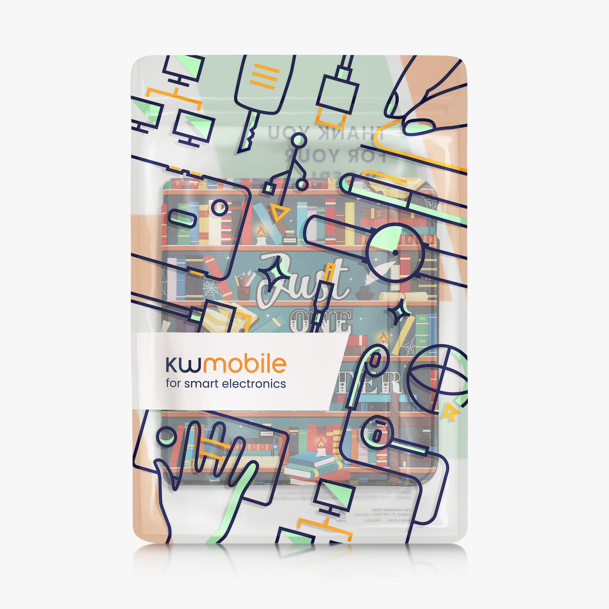 Foto 7 | Funda Kwmobile Compatible Con El Lector Electrónico Kobo Libra Colour - Venta Internacional.