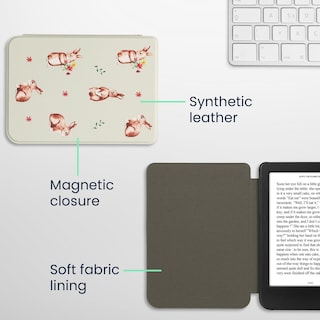 Foto 5 | Funda Kwmobile Compatible Con El Lector Electrónico Kobo Clara Bw/colour - Venta Internacional.