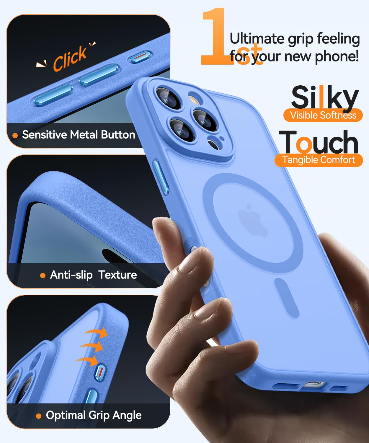 Foto 7 pulgar | Funda Magnética Canshn Compatible Con Iphone 16 Pro - Venta Internacional.