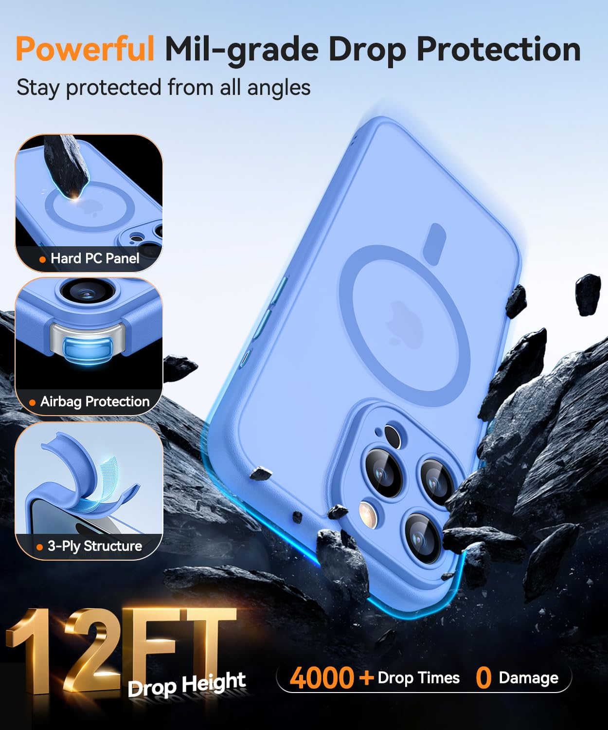 Foto 8 pulgar | Funda Magnética Canshn Compatible Con Iphone 16 Pro - Venta Internacional.