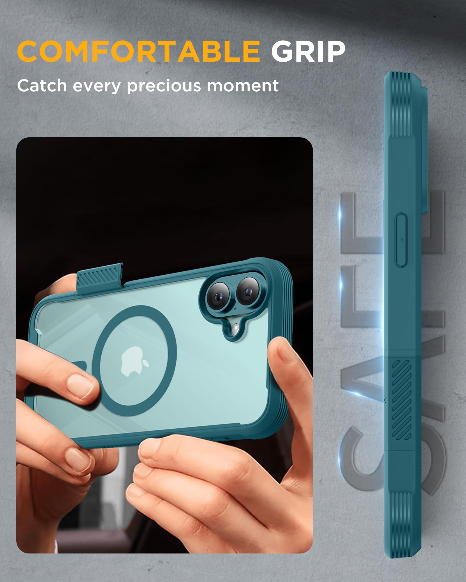 Foto 6 pulgar | Funda Miracase Para Iphone 16 De 6.1 Pulgadas Con Protector De Pantalla - Venta Internacional.