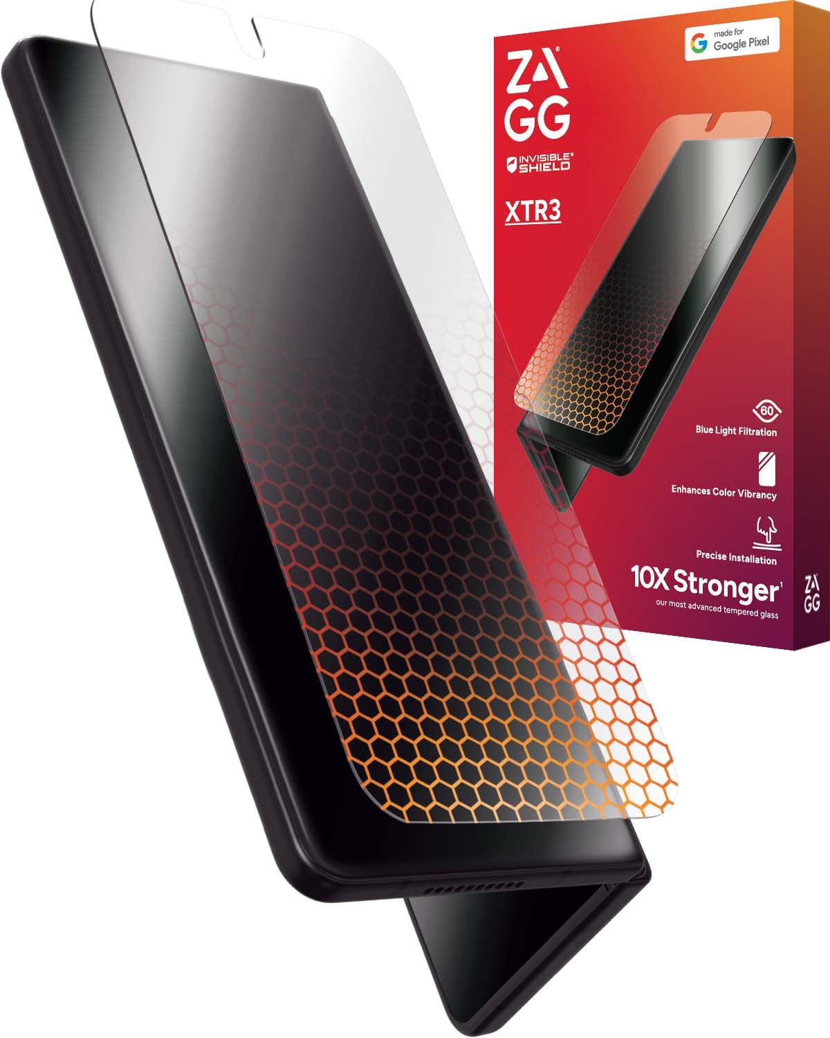 Foto 2 pulgar | Protector De Pantalla Zagg Glass Xtr3 Google Pixel 9 Pro Fold - Venta Internacional.