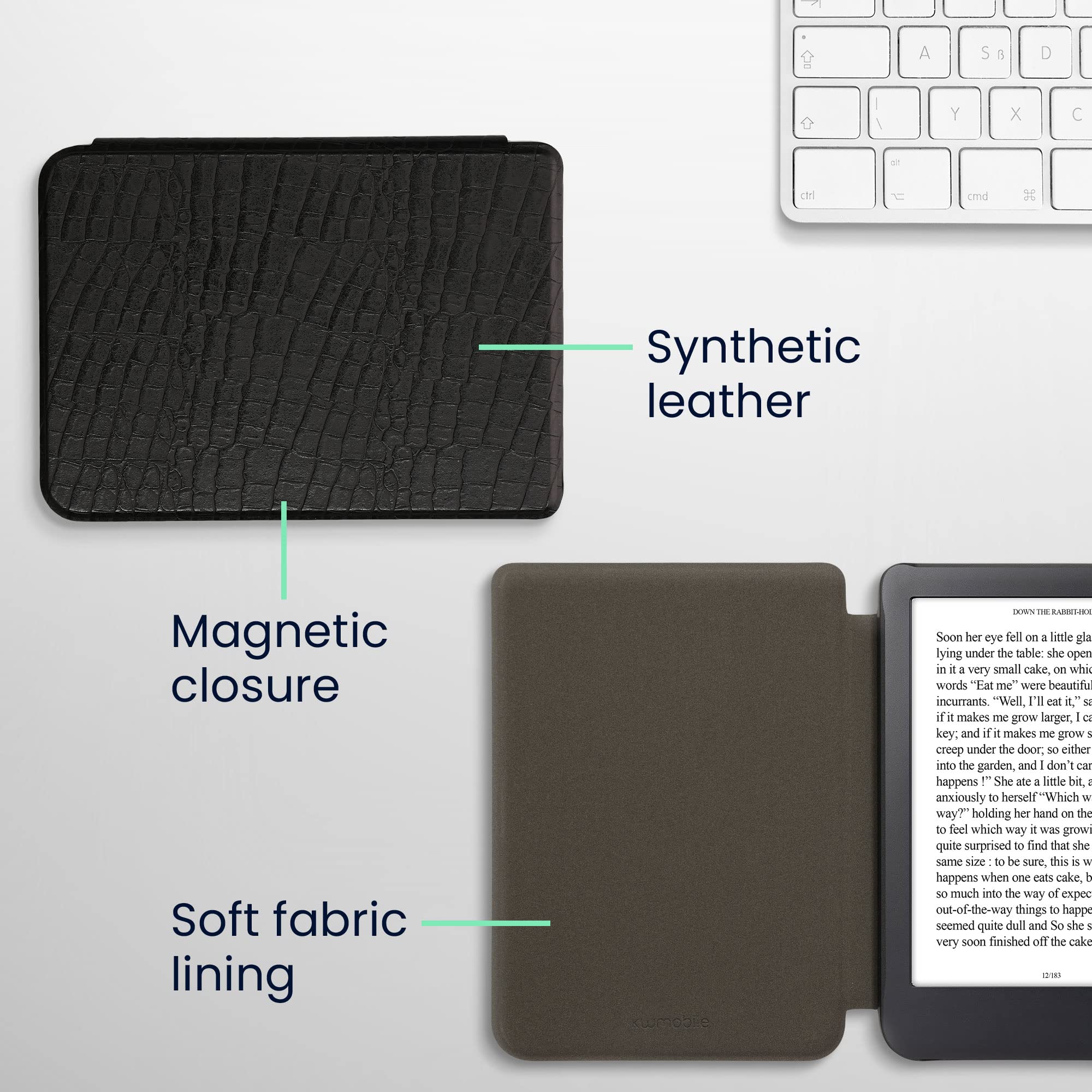 Foto 6 pulgar | Funda Para Lector Electrónico Kwmobile Compatible Con Kobo Clara 2e/tolino Shine 4 - Venta Internacional.