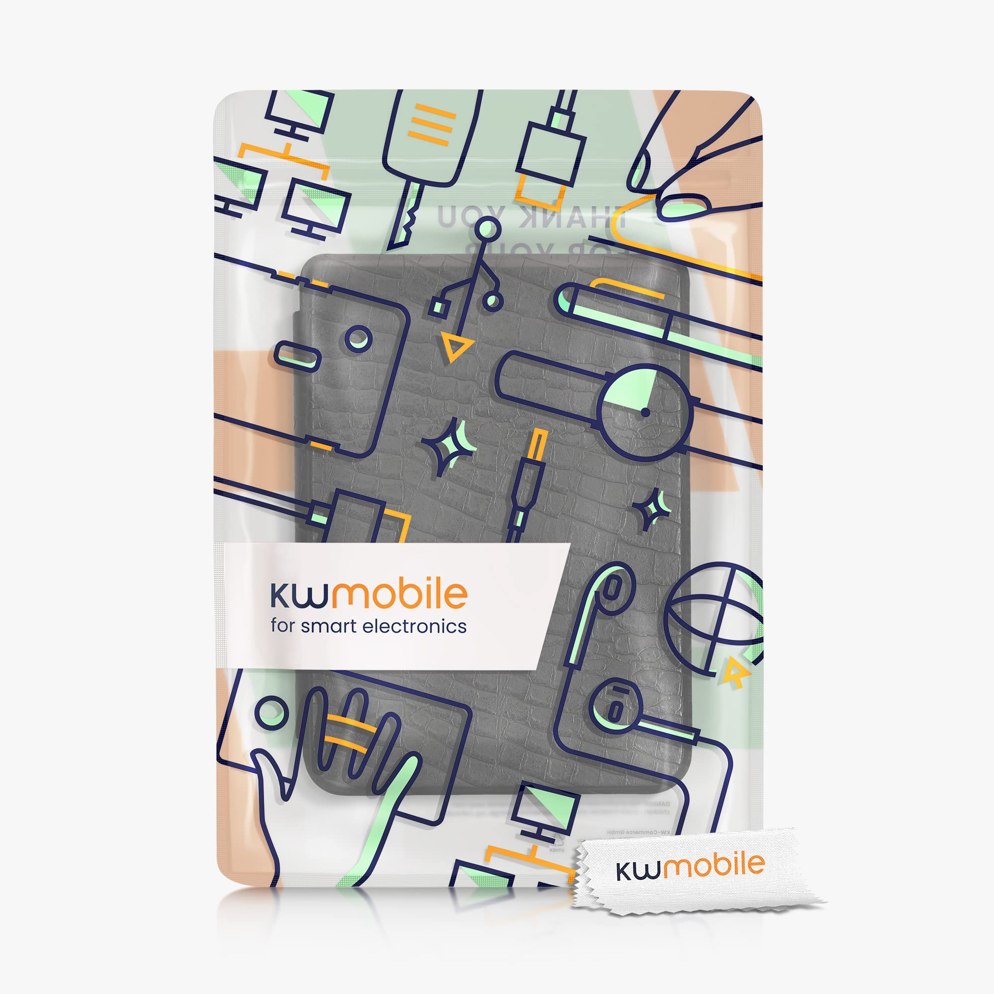 Foto 7 | Funda Para Lector Electrónico Kwmobile Compatible Con Kobo Clara 2e/tolino Shine 4 - Venta Internacional.