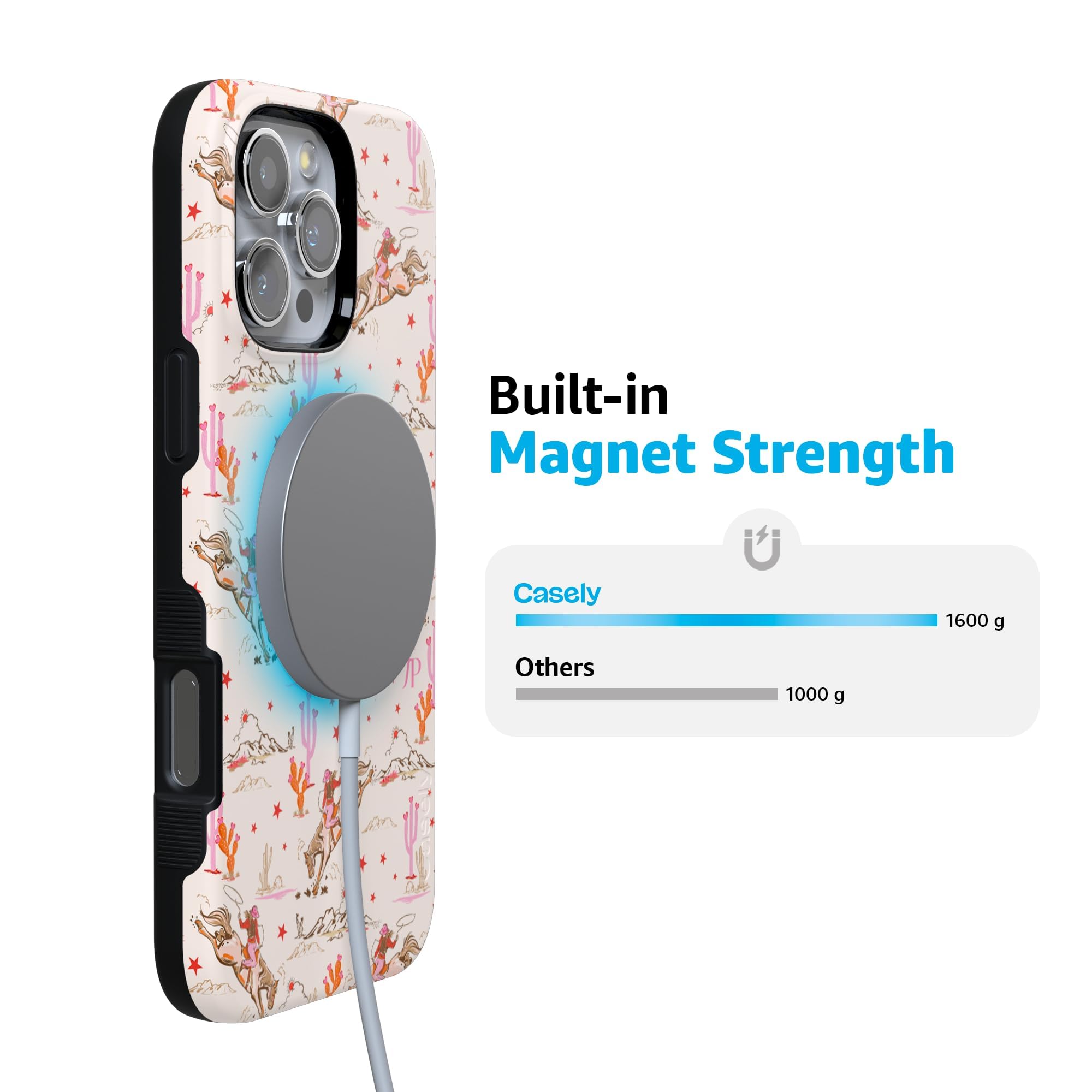 Foto 3 pulgar | Funda De Teléfono Casely Para Iphone 16 Pro Max Cowgirl Canyon Fashionpass - Venta Internacional.