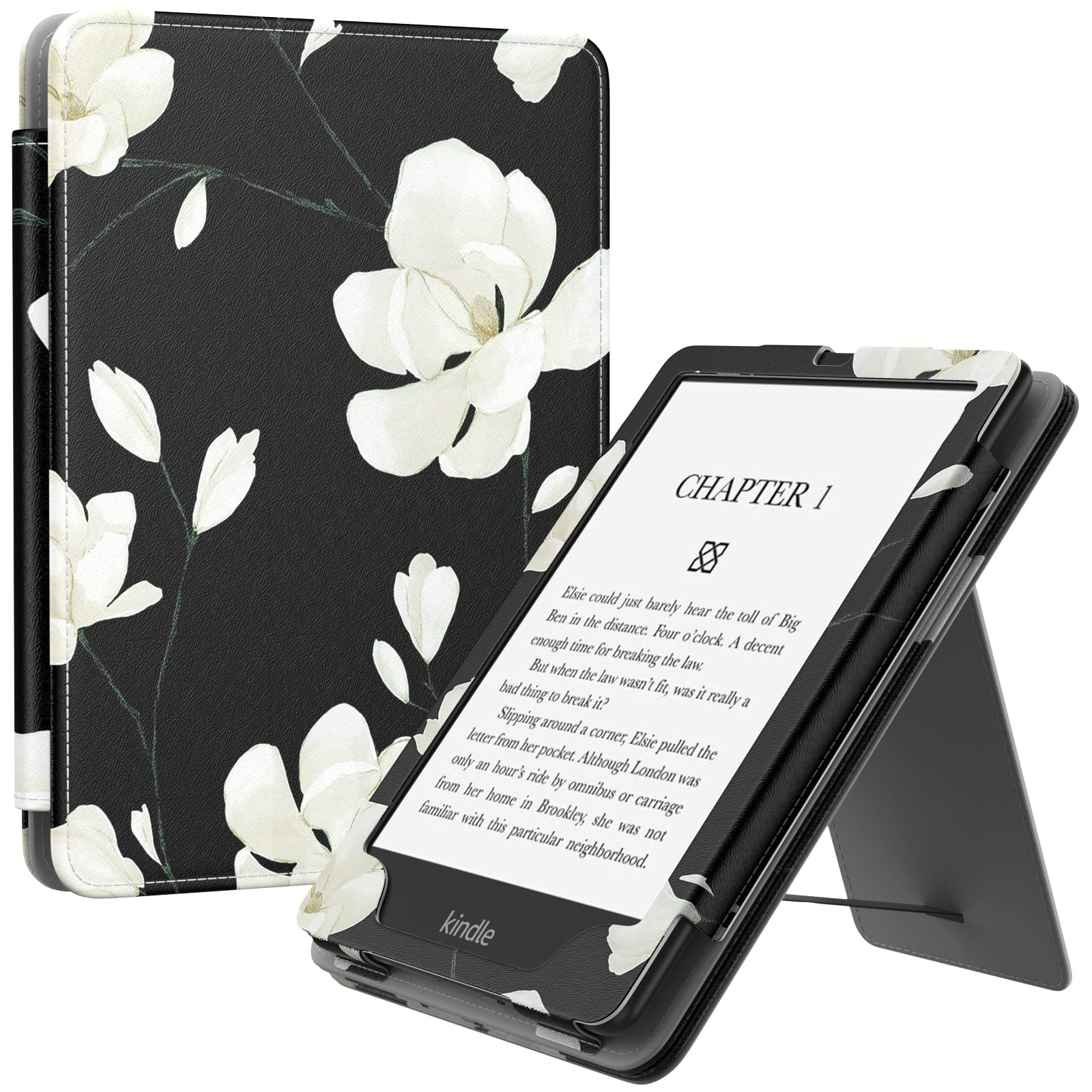 Foto 2 pulgar | Funda Moko Para Kindle Paperwhite 2021 De 6,8 Pulgadas Con Encendido Automático, Color Negro - Venta Internacional.