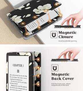 Foto 6 | Funda Moko Para Kindle Paperwhite 2021 De 6,8 Pulgadas Con Encendido Automático, Color Negro - Venta Internacional.