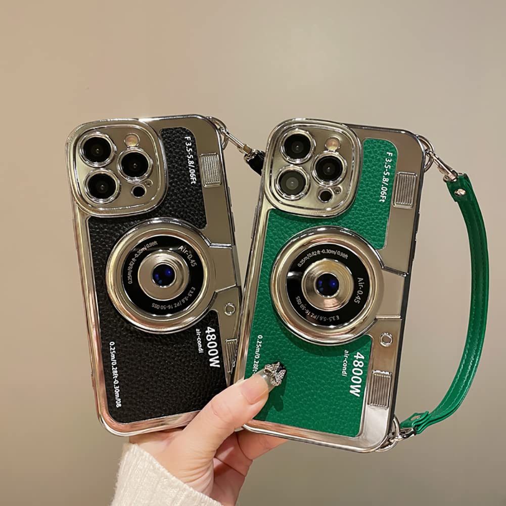 Foto 7 pulgar | Funda Para Teléfono Qokcoahn Compatible Con Iphone 16 Pro Max, Color Verde - Venta Internacional.
