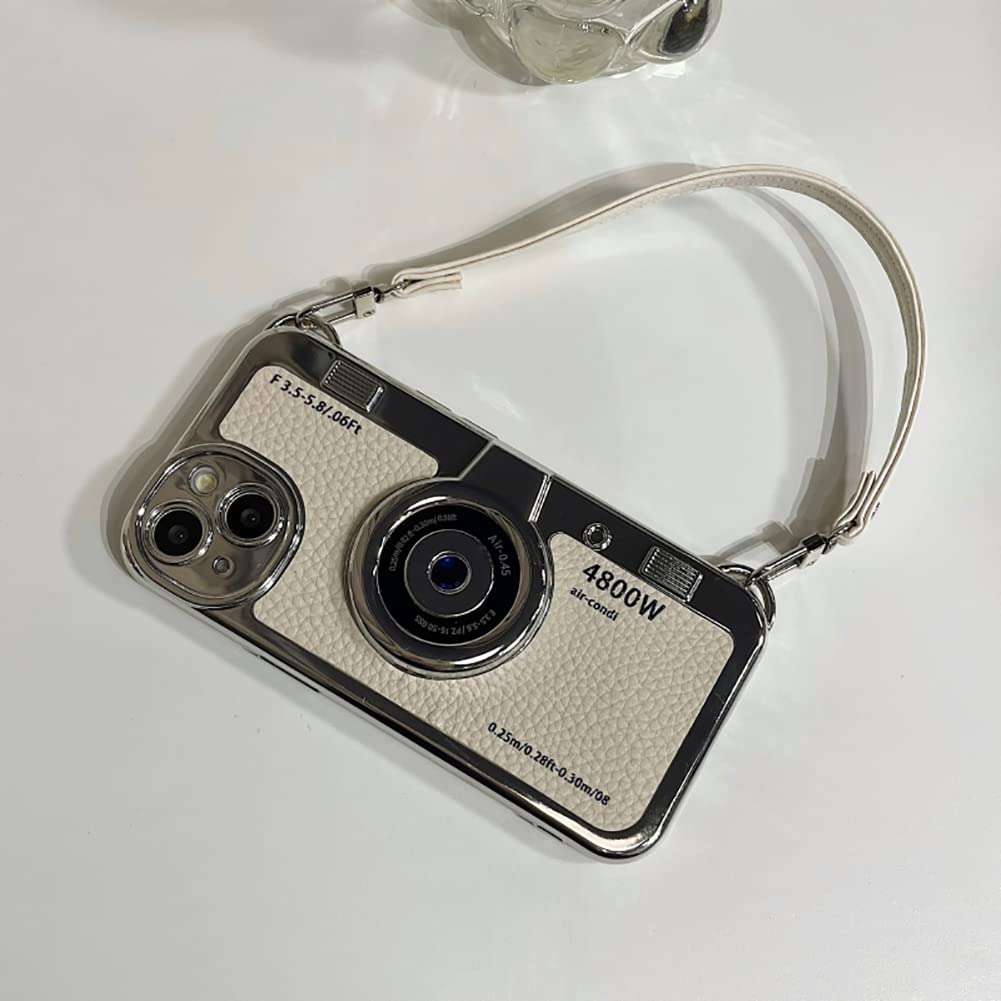 Foto 4 pulgar | Funda De Teléfono Qokcoahn Compatible Con La Cámara Vintage Del Iphone 16 Plus - Venta Internacional.