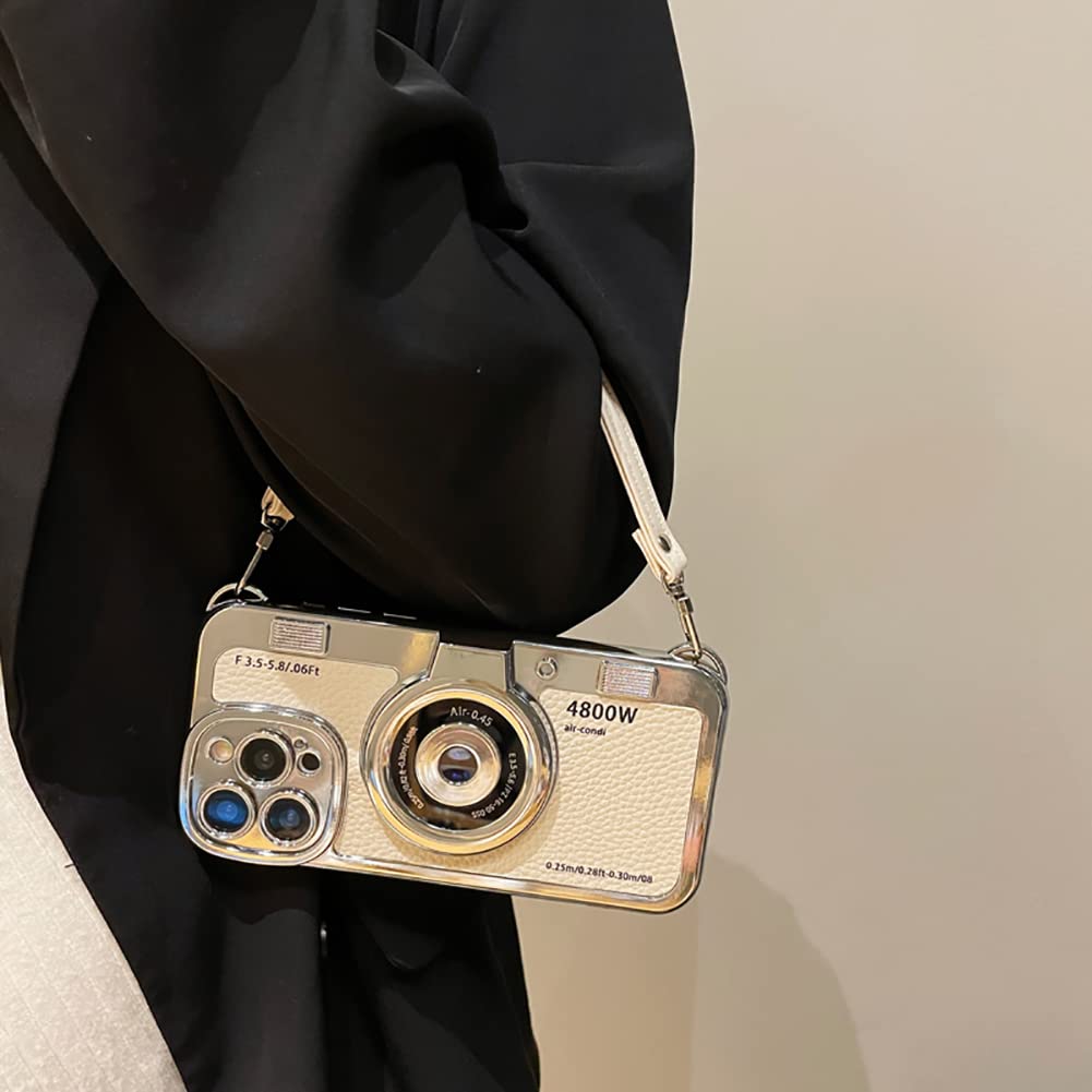 Foto 5 pulgar | Funda De Teléfono Qokcoahn Compatible Con La Cámara Vintage Del Iphone 16 Plus - Venta Internacional.
