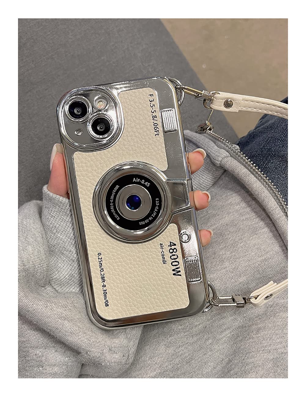 Foto 6 pulgar | Funda De Teléfono Qokcoahn Compatible Con La Cámara Vintage Del Iphone 16 Plus - Venta Internacional.