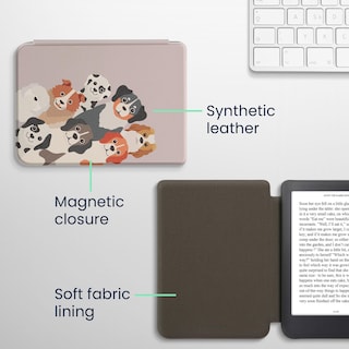 Foto 5 | Funda Para Lector Electrónico Kwmobile Compatible Con Kobo Clara 2e/tolino Shine 4 - Venta Internacional.