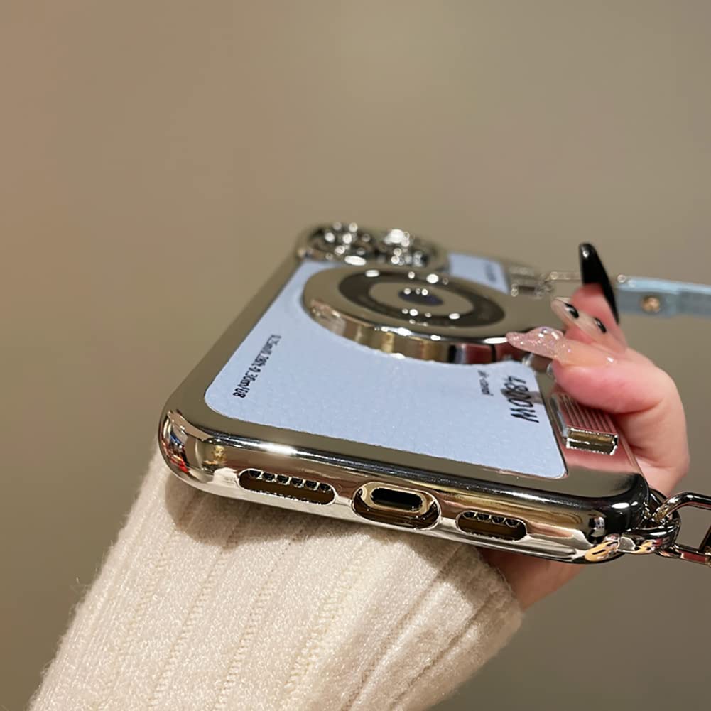 Foto 5 pulgar | Funda De Teléfono Qokcoahn Compatible Con Iphone 16 Pro Max Blue - Venta Internacional.