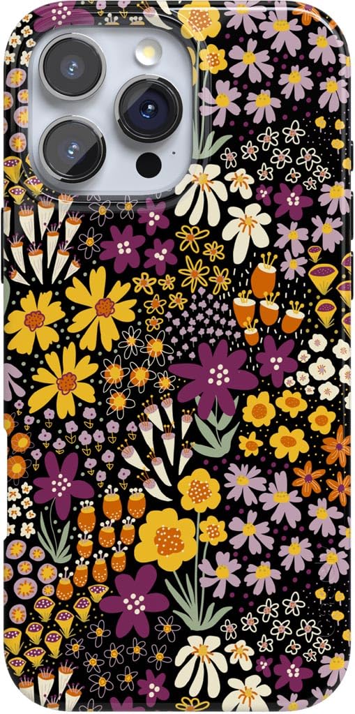 Foto 2 pulgar | Funda De Teléfono Casely Falling For You Plum Floral Para Iphone 16 Pro - Venta Internacional.