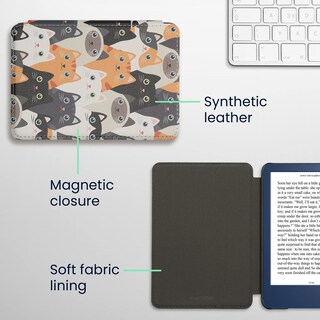 Foto 5 | Funda Para Lector Electrónico Kwmobile Compatible Con Amazon Kindle (2022/2024) - Venta Internacional.