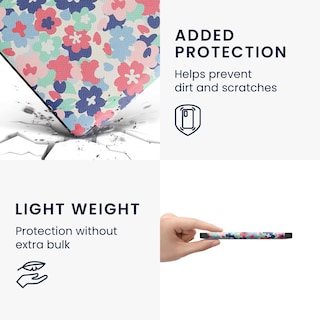 Foto 4 | Funda Kwmobile Compatible Con El Lector Electrónico Kobo Libra 2, Flores Pastel - Venta Internacional.
