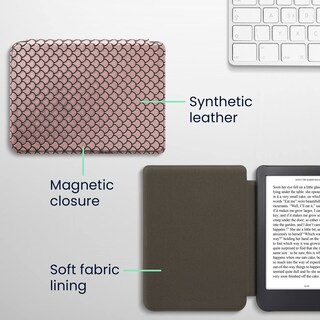 Foto 5 | Funda Para Lector Electrónico Kwmobile Compatible Con Kobo Clara 2e/tolino Shine 4 - Venta Internacional.