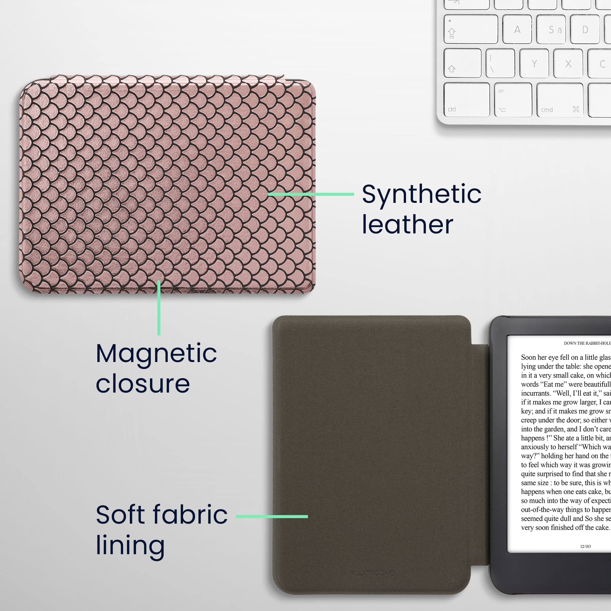 Foto 7 pulgar | Funda Para Lector Electrónico Kwmobile Compatible Con Kobo Clara 2e/tolino Shine 4 - Venta Internacional.