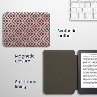 Foto 6 | Funda Para Lector Electrónico Kwmobile Compatible Con Kobo Clara 2e/tolino Shine 4 - Venta Internacional.