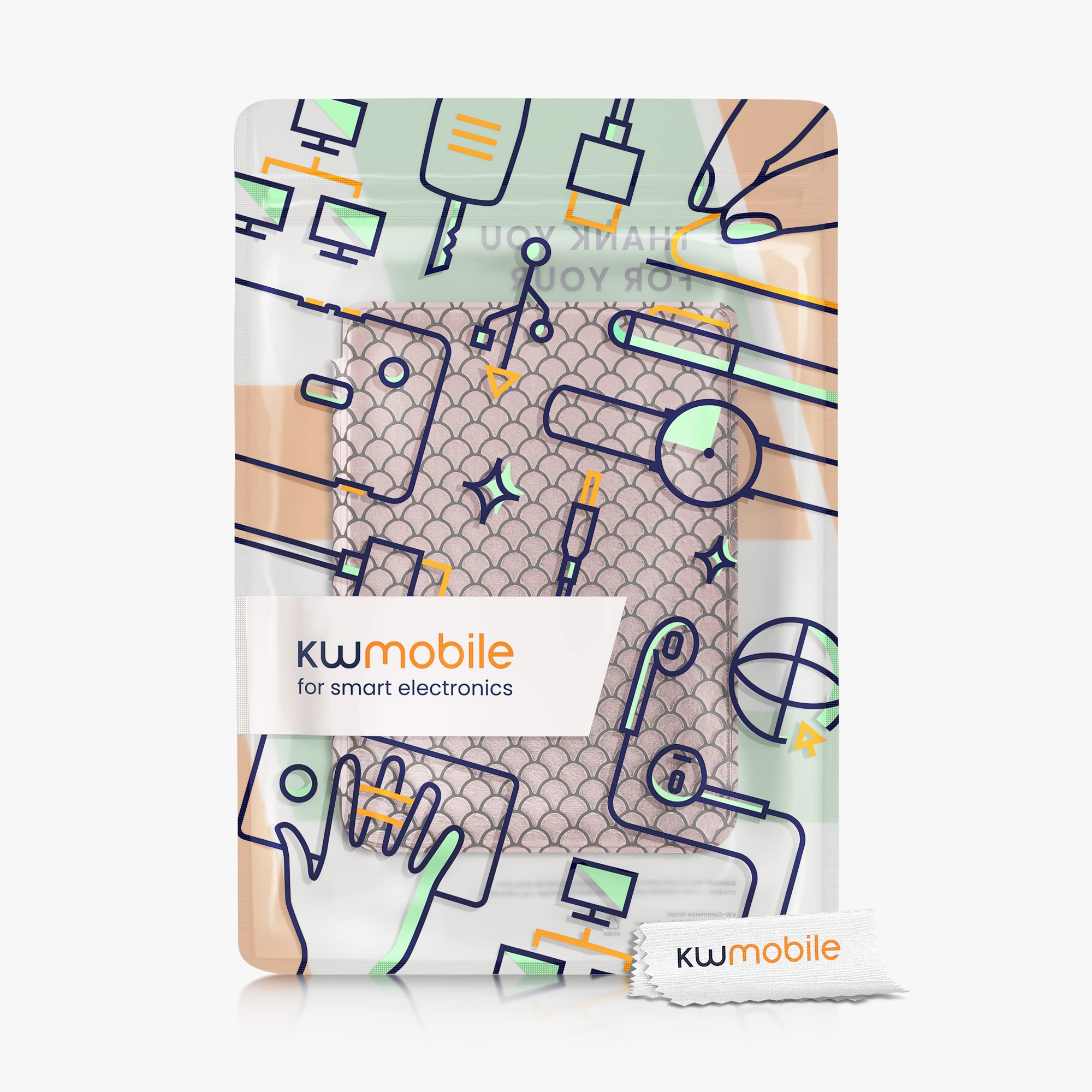 Foto 7 | Funda Para Lector Electrónico Kwmobile Compatible Con Kobo Clara 2e/tolino Shine 4 - Venta Internacional.