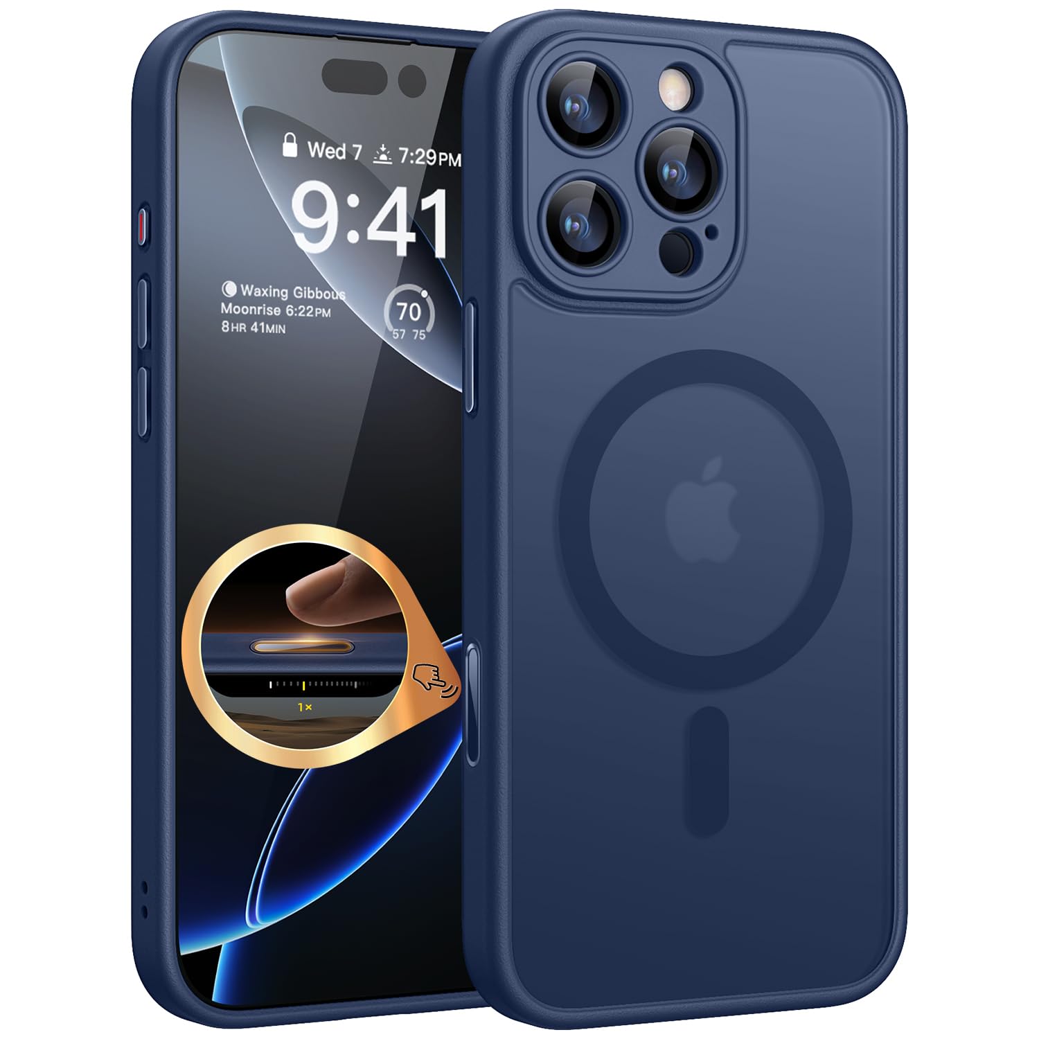 Foto 2 pulgar | Funda Magnética Canshn Compatible Con Iphone 16 Pro - Venta Internacional.