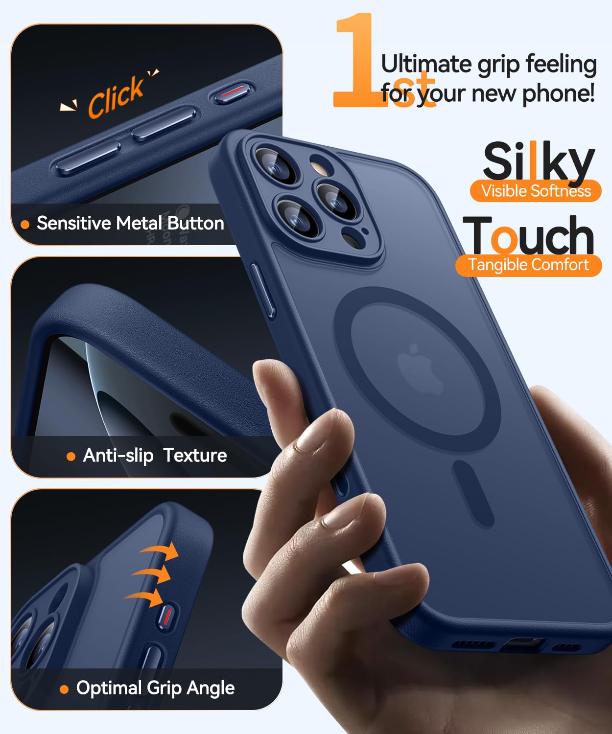 Foto 7 pulgar | Funda Magnética Canshn Compatible Con Iphone 16 Pro - Venta Internacional.