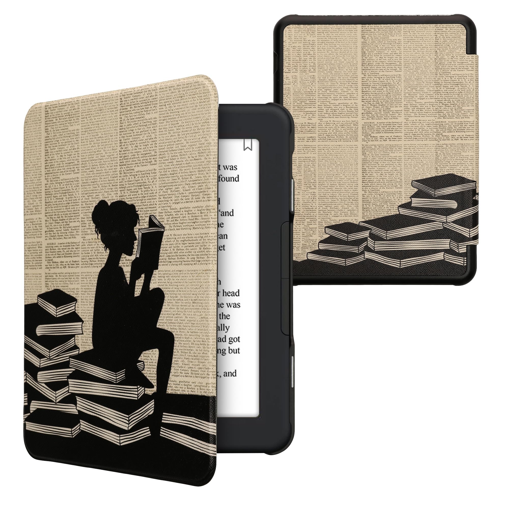 Foto 2 pulgar | Funda Para Lector Electrónico Kwmobile Compatible Con Barnes & Noble Nook Glowlight 4 Plus - Venta Internacional.