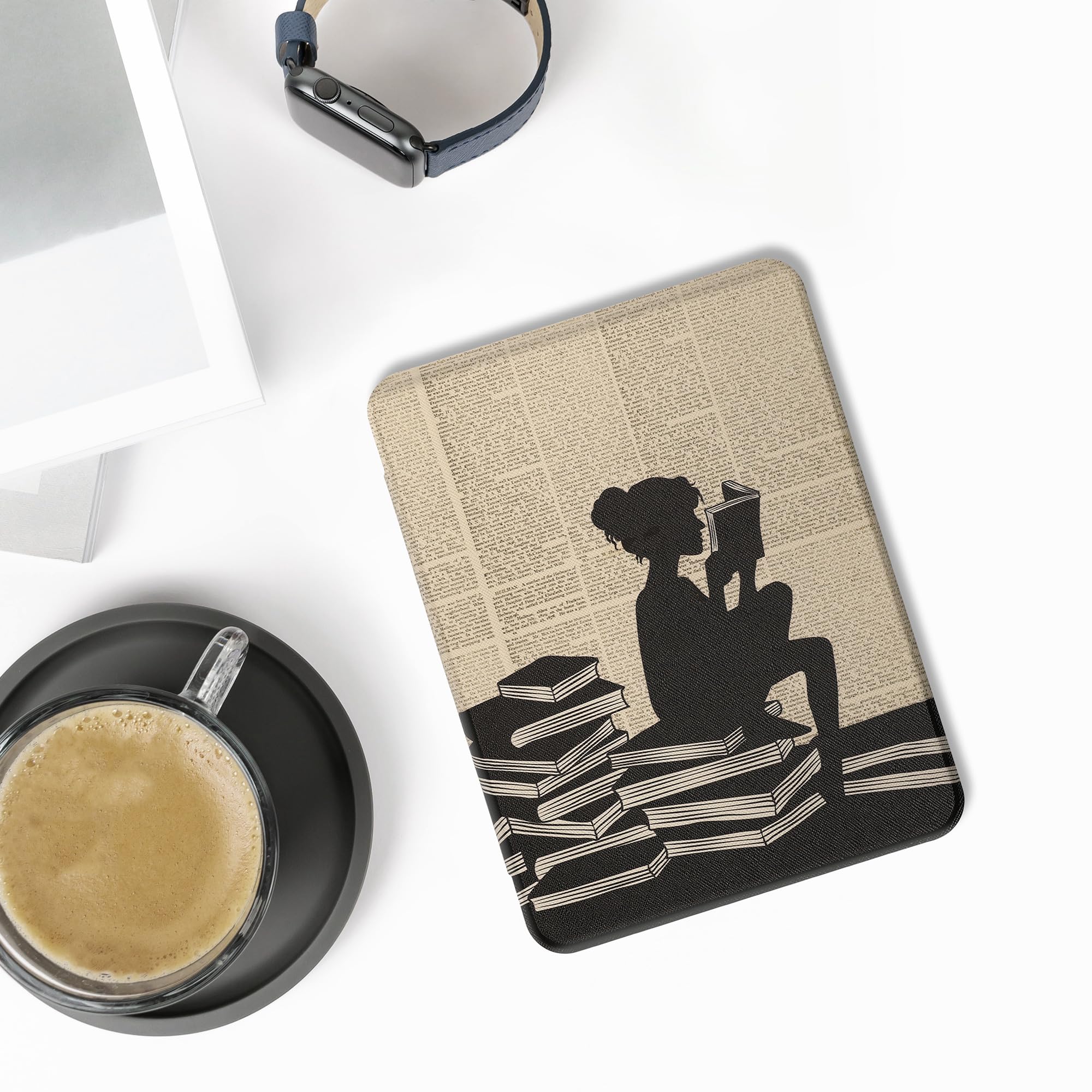 Foto 2 | Funda Para Lector Electrónico Kwmobile Compatible Con Barnes & Noble Nook Glowlight 4 Plus - Venta Internacional.