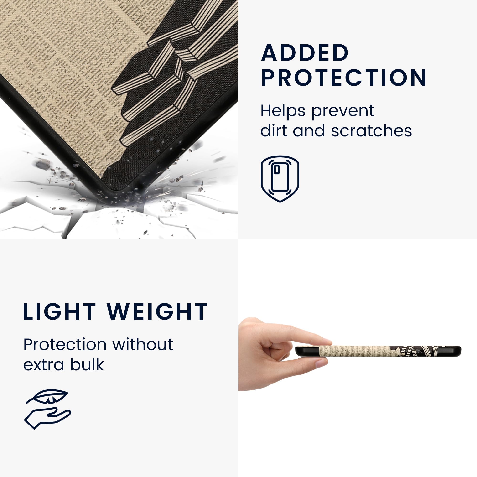 Foto 4 | Funda Para Lector Electrónico Kwmobile Compatible Con Barnes & Noble Nook Glowlight 4 Plus - Venta Internacional.