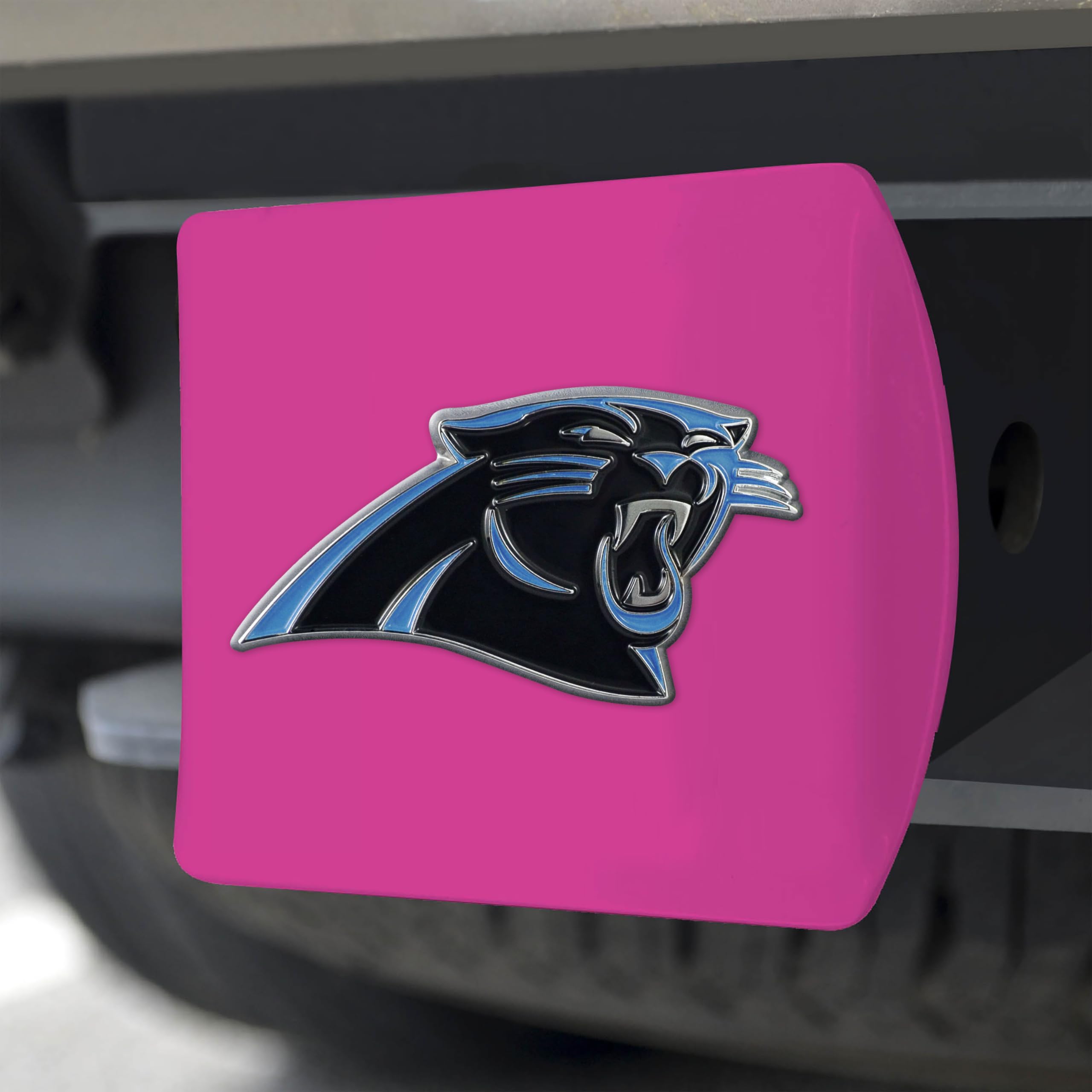 Foto 6 pulgar | Funda De Enganche Fanmats 43368 Nfl Carolina Panthers Rosa - Venta Internacional.