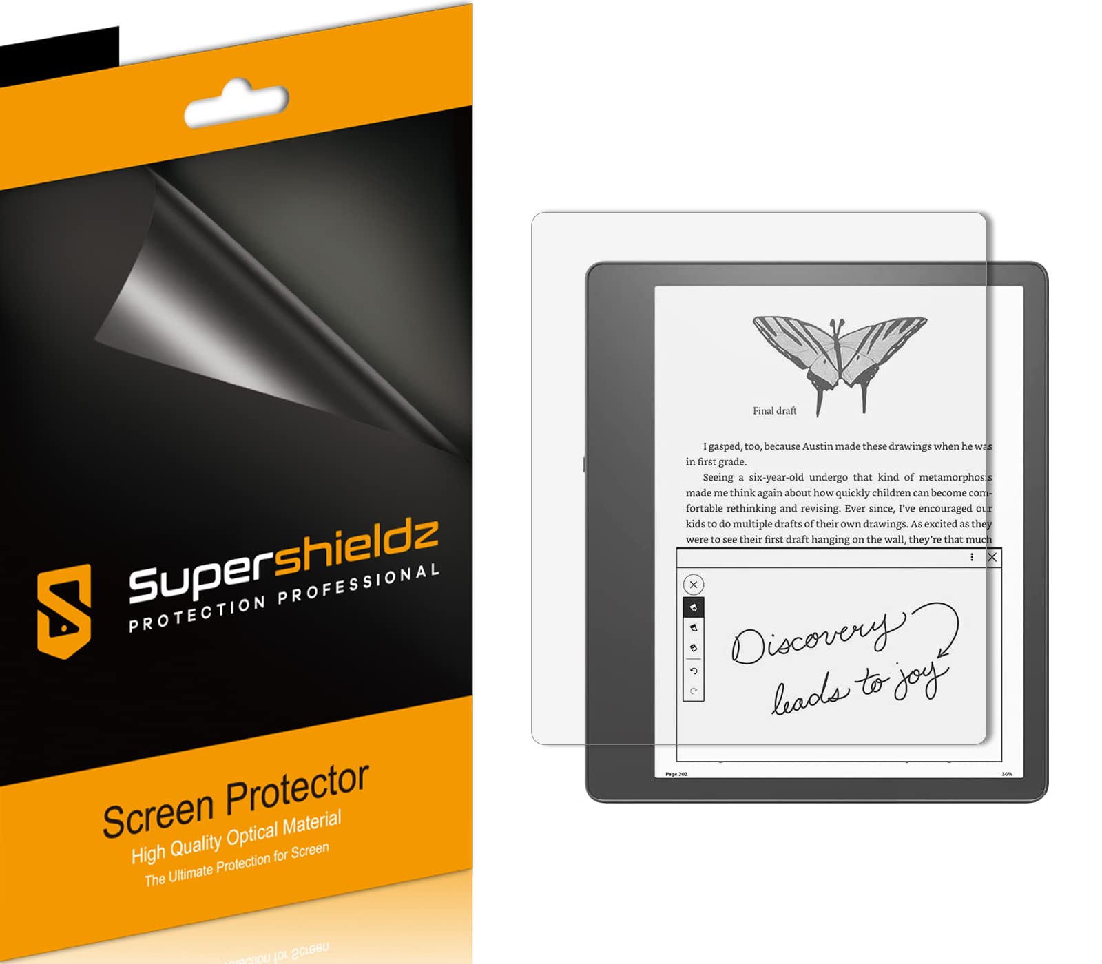 Foto 2 pulgar | Protector De Pantalla Antideslumbrante Supershieldz Para Kindle Scribe 10,2 Pulgadas - Venta Internacional.