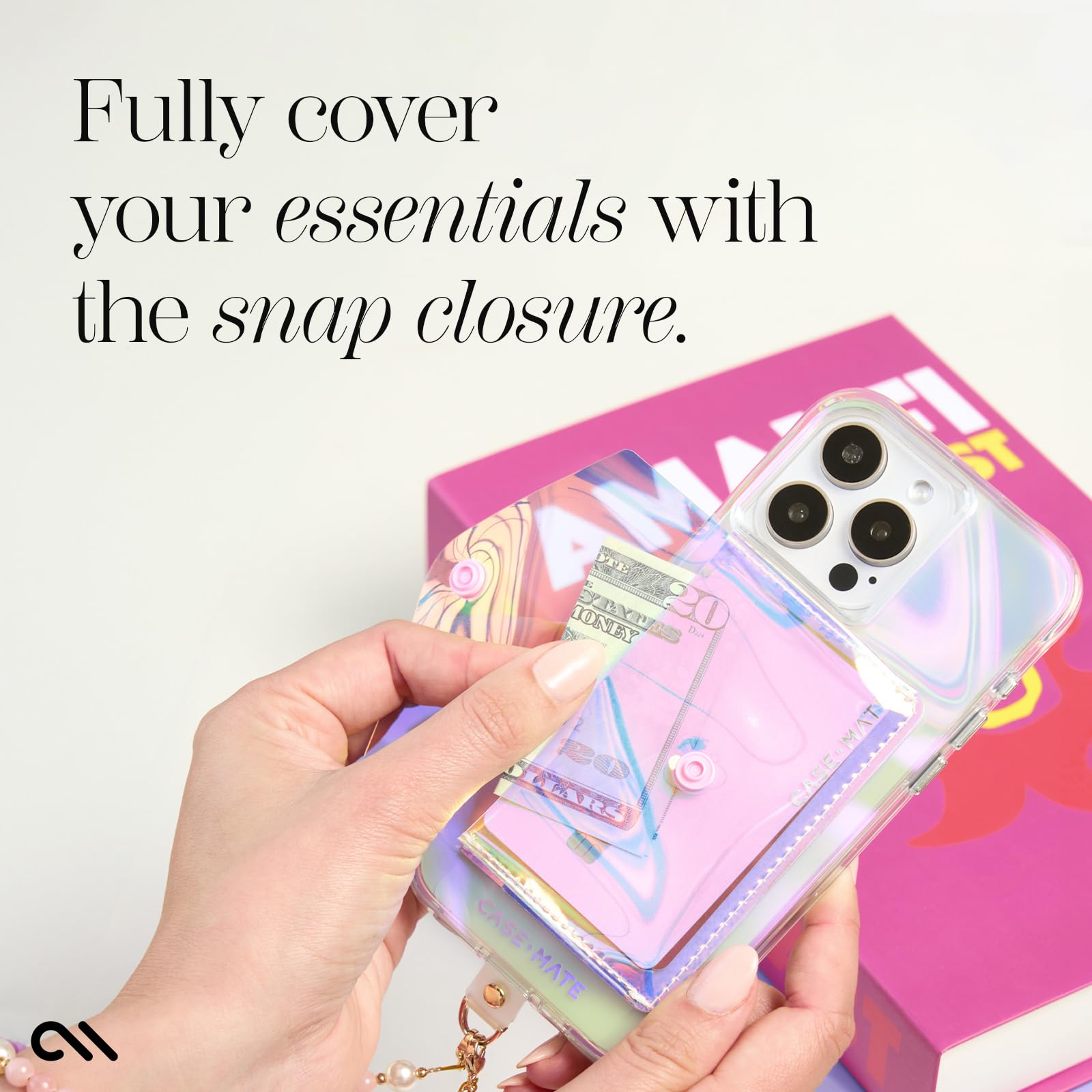 Foto 5 | Burbuja De Jabón Magnetic Wallet Case-mate Para Iphone 16 Pro Max - Venta Internacional.