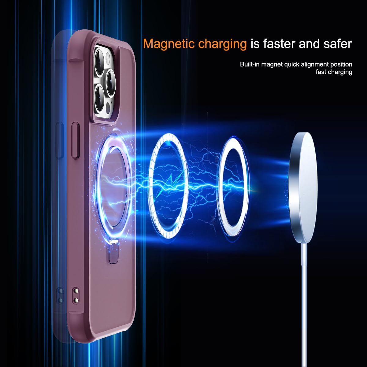 Foto 4 pulgar | Funda De Teléfono Skylmw Compatible Con Iphone 12 Pro Max Y 13 Pro Max - Venta Internacional.