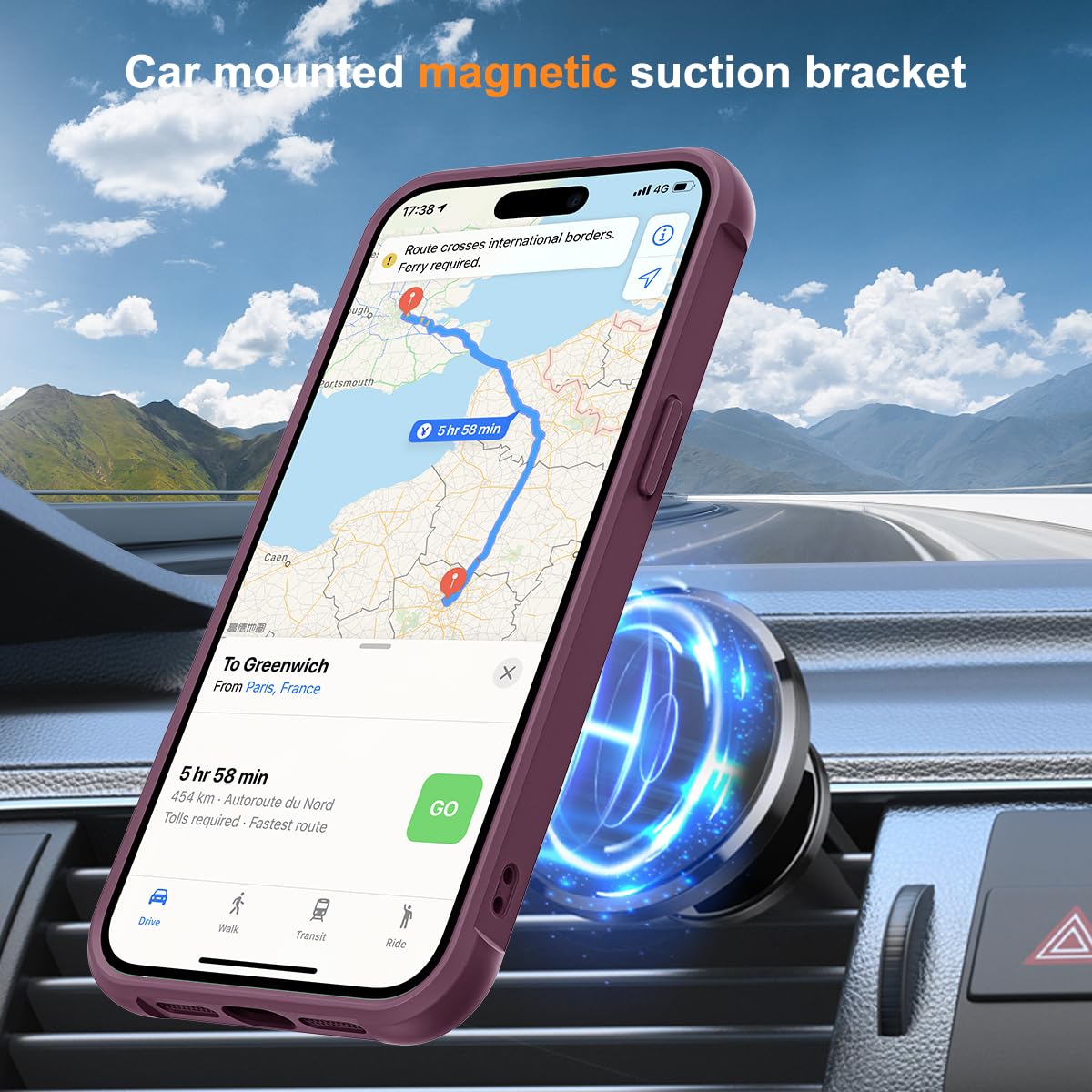 Foto 5 pulgar | Funda De Teléfono Skylmw Compatible Con Iphone 12 Pro Max Y 13 Pro Max - Venta Internacional.