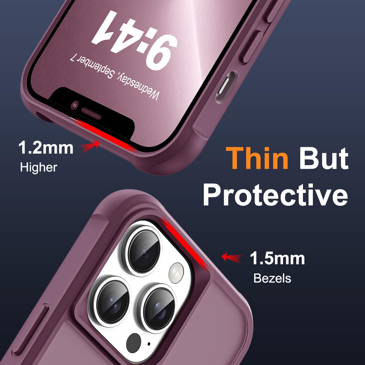 Foto 6 | Funda De Teléfono Skylmw Compatible Con Iphone 12 Pro Max Y 13 Pro Max - Venta Internacional.