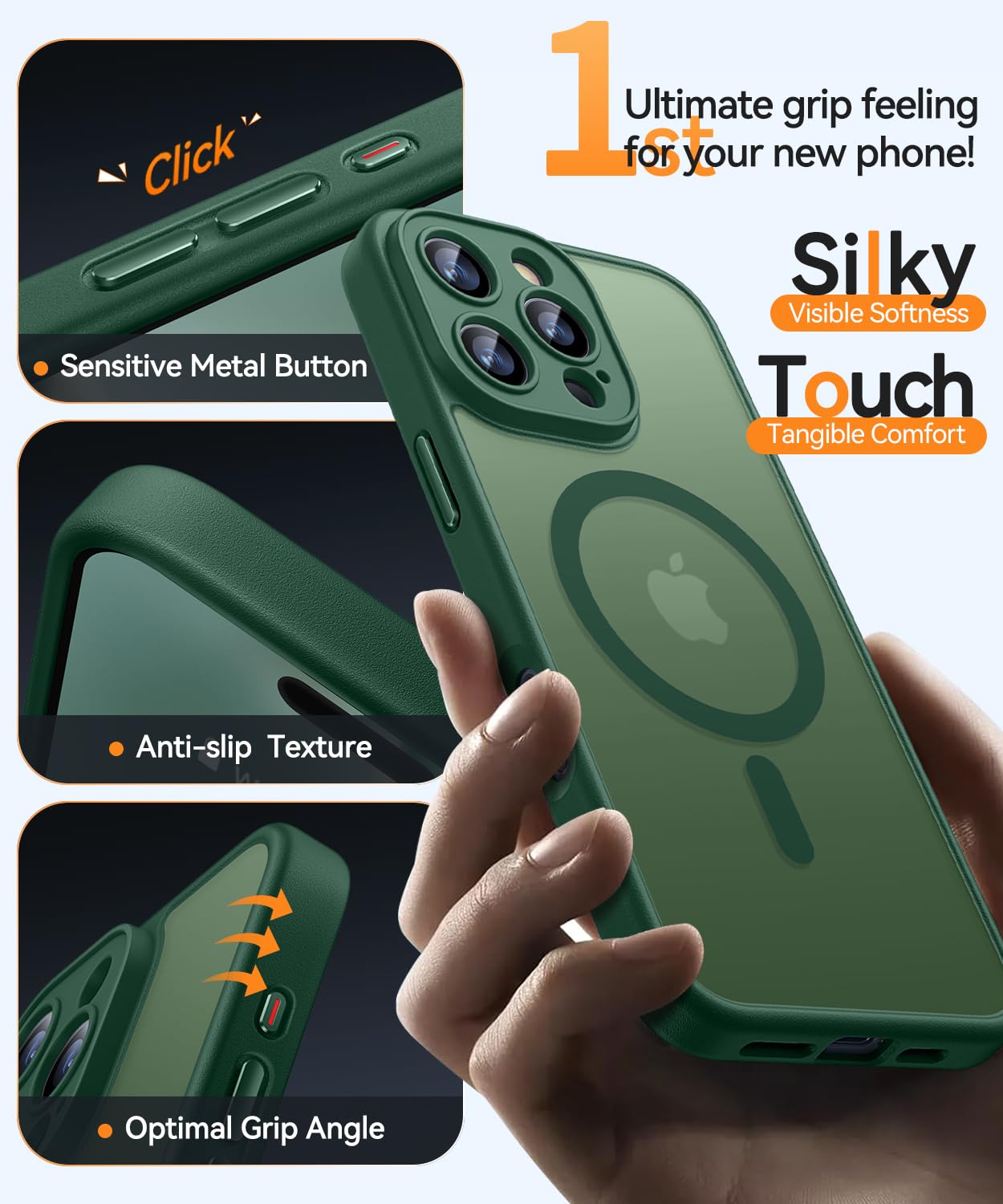 Foto 6 pulgar | Funda Magnética Canshn Compatible Con Iphone 16 Pro - Venta Internacional.