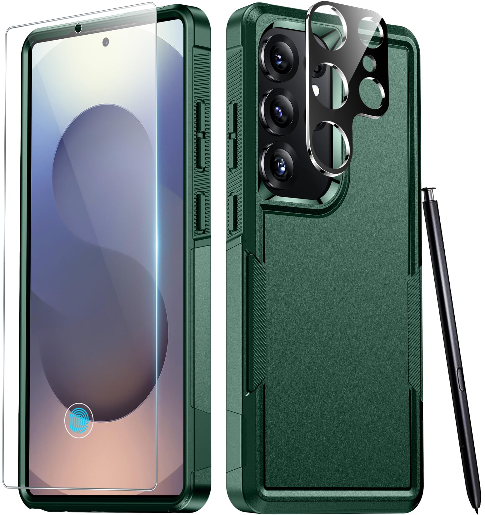 Foto 2 pulgar | Funda De Teléfono Spidercase Para Samsung Galaxy S25 Ultra De 6.9 Pulgadas, Color Verde - Venta Internacional.