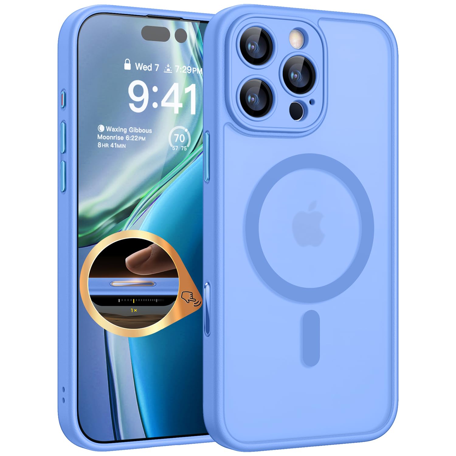 Funda Magnética Canshn Compatible Con Iphone 16 Pro Max - Venta Internacional.