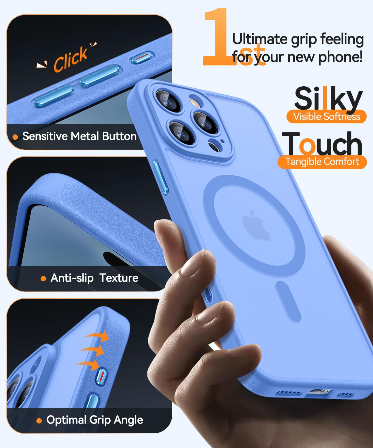 Foto 7 pulgar | Funda Magnética Canshn Compatible Con Iphone 16 Pro Max - Venta Internacional.
