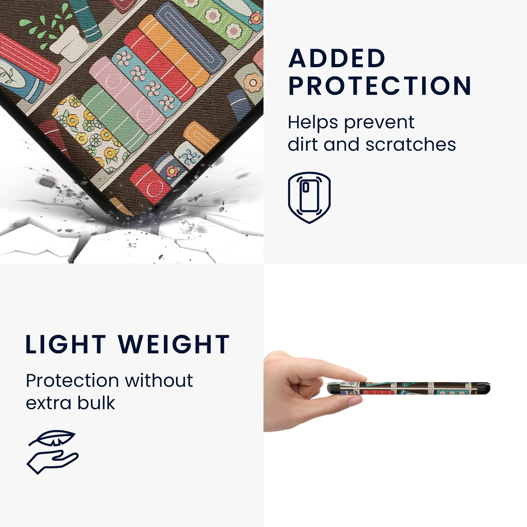 Foto 5 pulgar | Funda Kwmobile Compatible Con El Lector Electrónico Kobo Libra Colour - Venta Internacional.