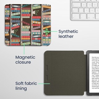 Foto 5 | Funda Kwmobile Compatible Con El Lector Electrónico Kobo Libra Colour - Venta Internacional.
