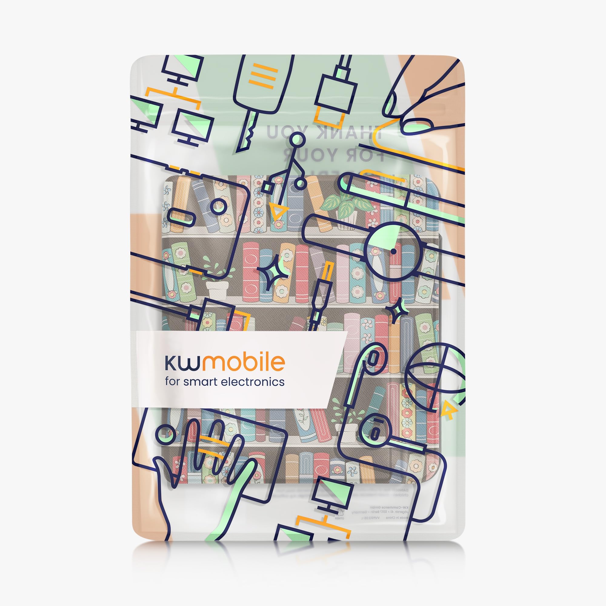 Foto 7 | Funda Kwmobile Compatible Con El Lector Electrónico Kobo Libra Colour - Venta Internacional.