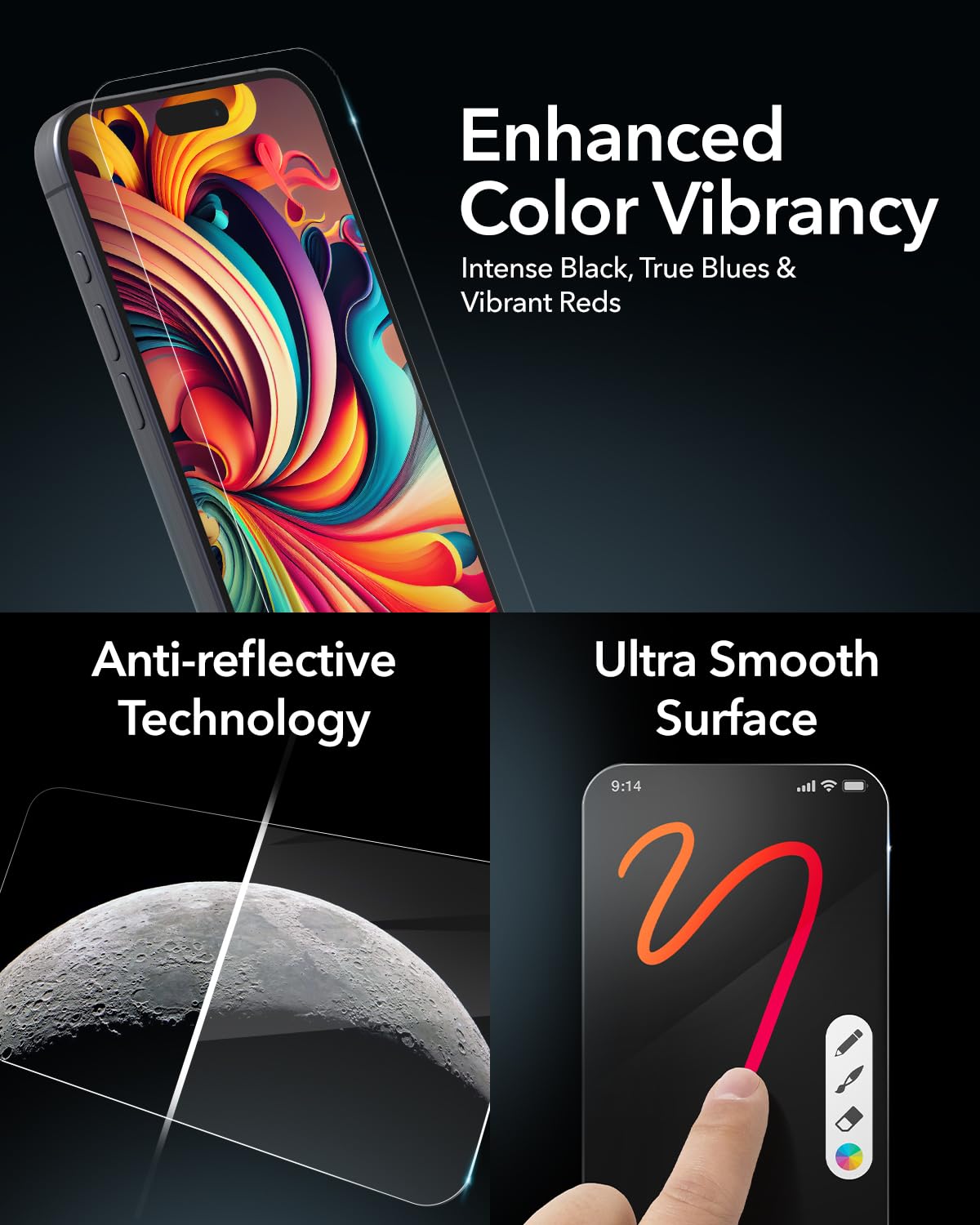 Foto 4 pulgar | Protector De Pantalla Zagg Glass Xtr3 Para Google Pixel 9/9 Pro - Venta Internacional.
