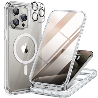 Foto 1 | Funda De Teléfono Miracase Magnetic Con Cristal Para Iphone 15 Pro 6.1 - Venta Internacional.