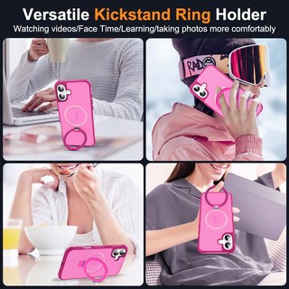 Foto 5 | Funda De Teléfono Skylmw Compatible Con Iphone 16 6.1 Con Soporte - Venta Internacional.