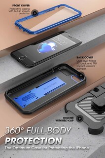 Foto 4 | Funda De Teléfono Supcase Unicorn Beetle Pro Para Iphone Se 3ª Y 2ª Generación/7/8 - Venta Internacional.