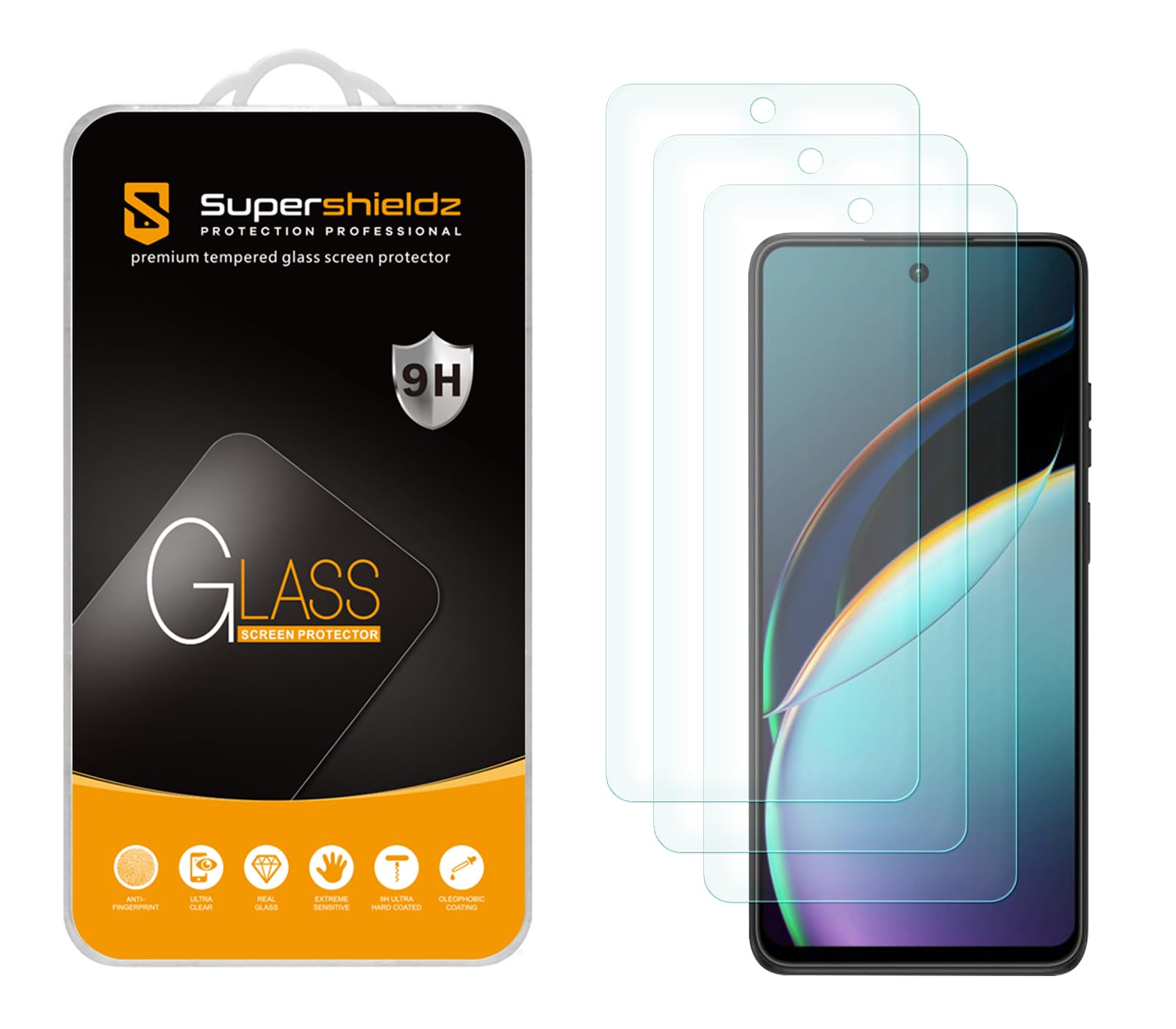 Foto 2 pulgar | Protector De Pantalla De Cristal Templado Supershieldz Moto G 5g - Venta Internacional.