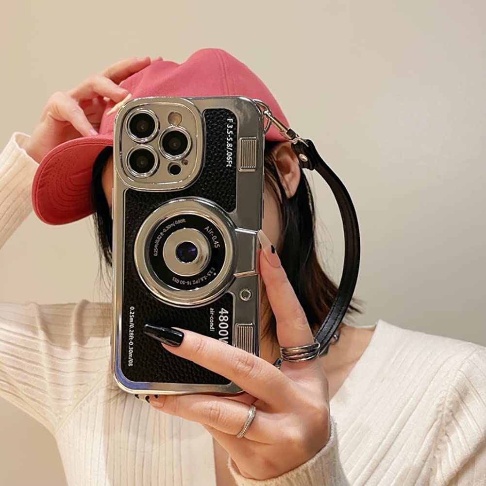 Foto 3 | Funda De Teléfono Qokcoahn Compatible Con La Cámara Vintage Del Iphone 16 Plus - Venta Internacional.